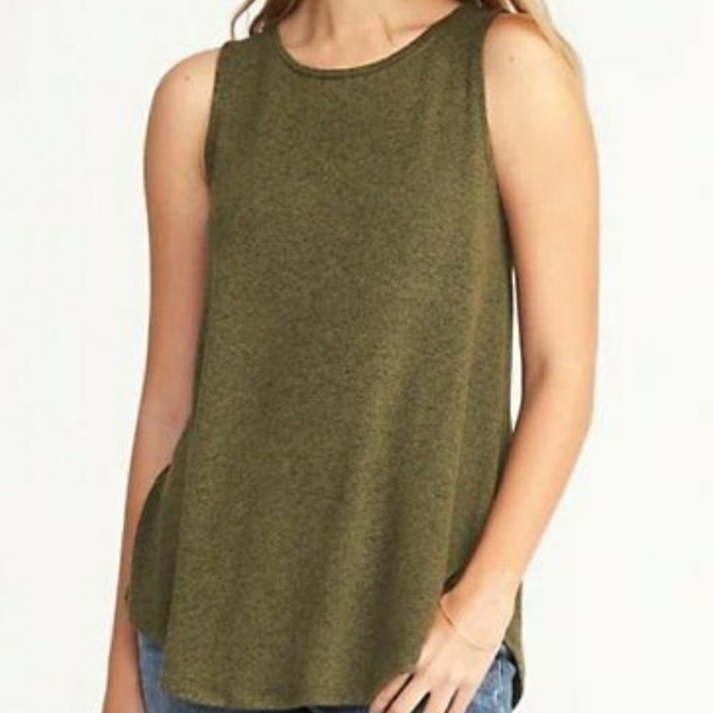 Luxe soft spun relaxed tank top